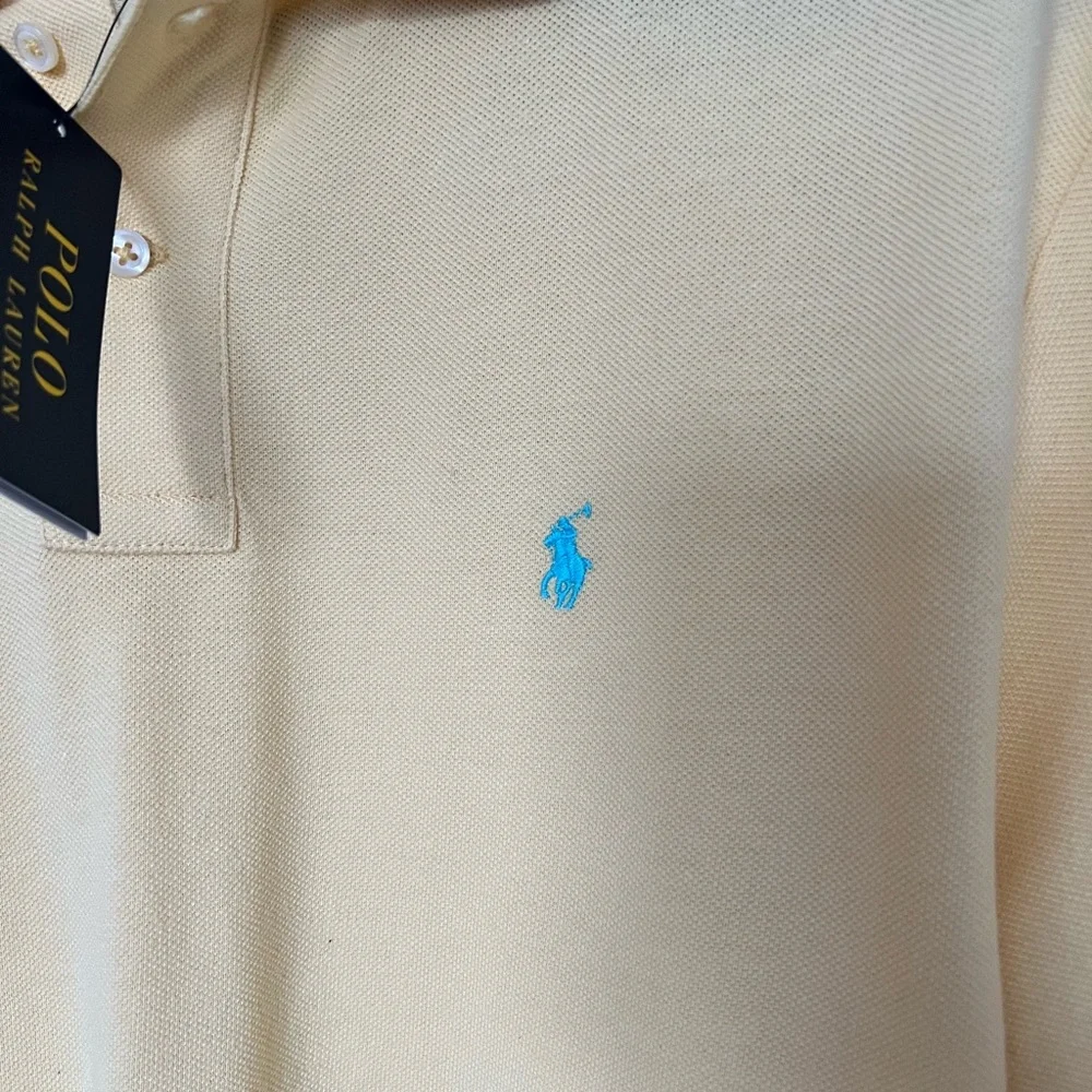 Polo Ralph Lauren light yellow boys polo shirt